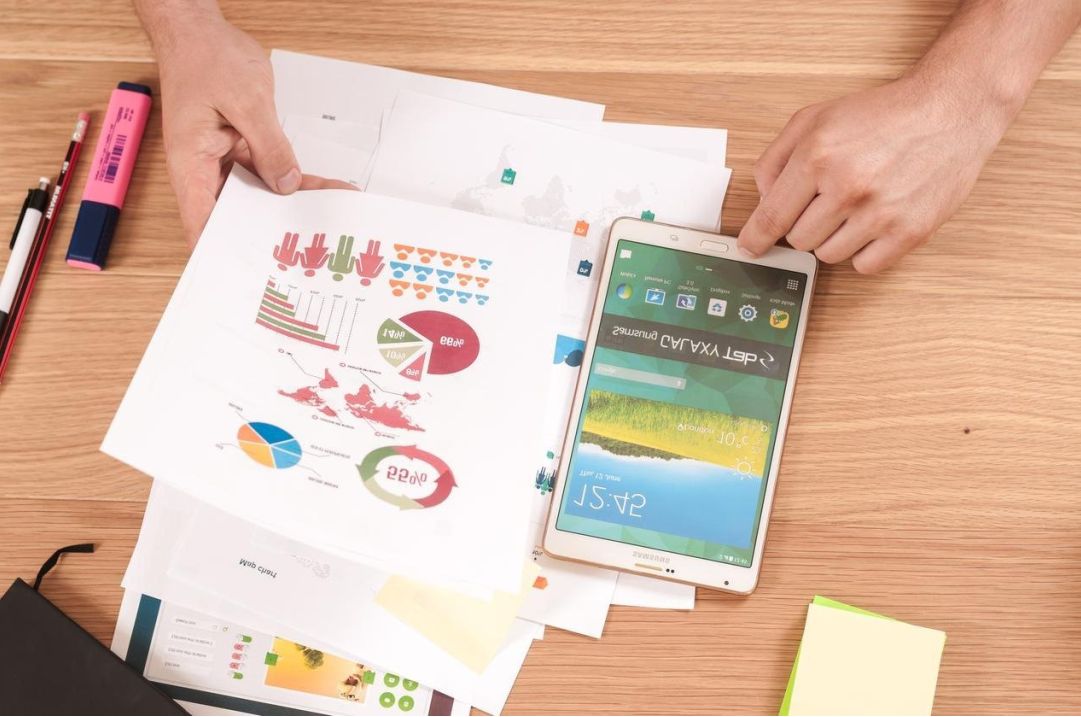 Dashboard with performance metrics